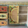 Ashara - Boho Dressoir Mangohout Handbeschilderd
