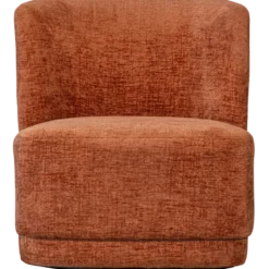 Atty draaifauteuil velvet oranje