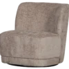 Atty draaifauteuil velvet zand