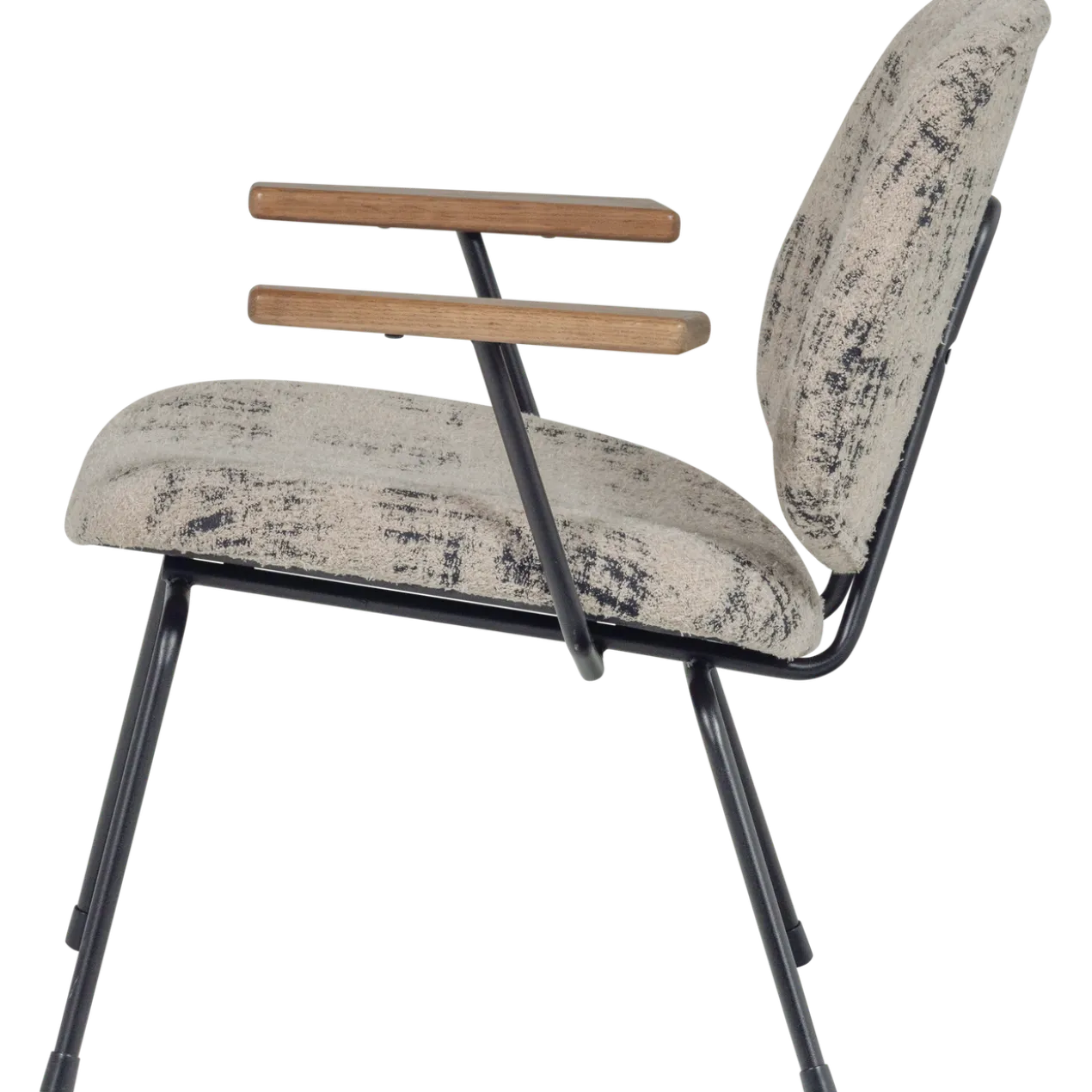Aure fauteuil chenille beige/zwart