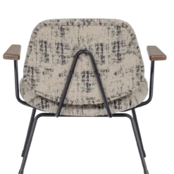 Aure fauteuil chenille beige/zwart