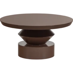 Auren salontafel hout hoogglans bruin [fsc]