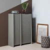 Axu decoratieve bijzettafel o35x45 cm keramiek grijsblauw
