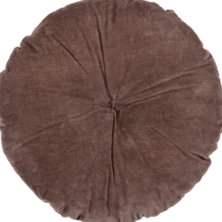 Aziz kussens velvet bruin/naturel - set van 3