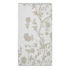 Badhanddoek Oriental Garden dove grey 70x125 cm