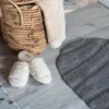 Badmat Beau – Grey Ovaal 60 x 100 cm