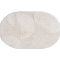 Badmat Boaz - Creme Ovaal 50 x 80 cm