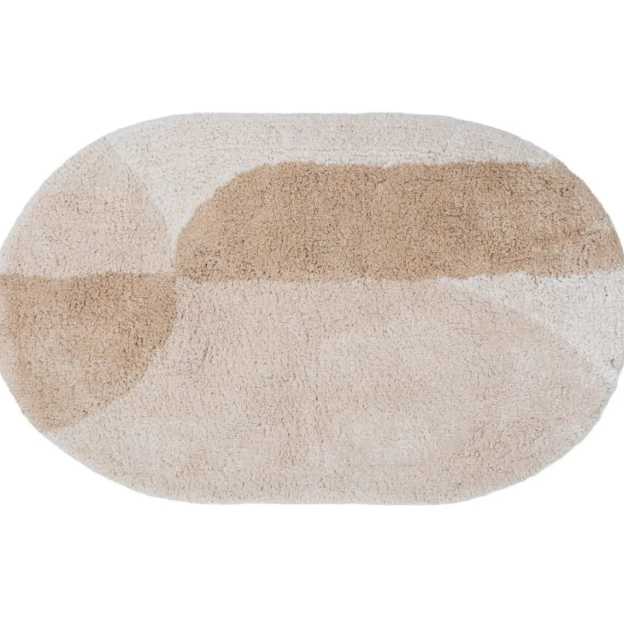 Badmat Bowie Creme Ovaal 50 x 80 cm