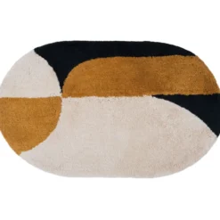 Badmat Bowie – Oker Ovaal 60 x 100 cm