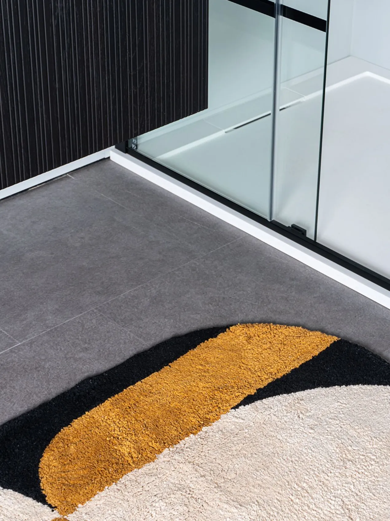 Badmat Bowie – Oker Ovaal 60 x 100 cm