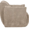 Baggy draaifauteuil 3d chenille zand