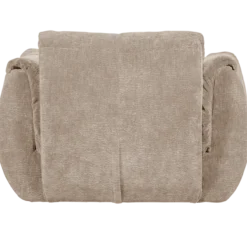 Baggy draaifauteuil 3d chenille zand