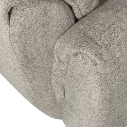 Baggy draaifauteuil geweven stof naturel melange