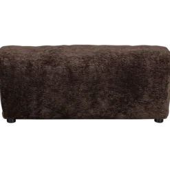 Baggy hocker 3d chenille donkerbruin