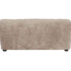 Baggy hocker 3d chenille zand