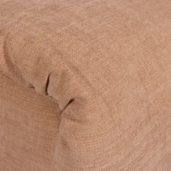 Baggy hocker geweven chenille oud roze