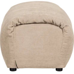 Baggy hocker geweven chenille zand