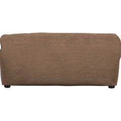 Baggy hocker geweven chenille bruin