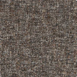 Baggy hocker geweven stof warmgrijs melange