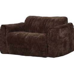 Baggy loveseat 3d chenille donkerbruin