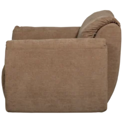 Baggy loveseat geweven chenille bruin