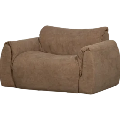 Baggy loveseat geweven chenille bruin