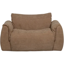 Baggy loveseat geweven chenille bruin