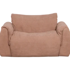 Baggy loveseat geweven chenille oud roze