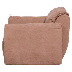 Baggy loveseat geweven chenille oud roze