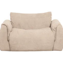 Baggy loveseat geweven chenille zand