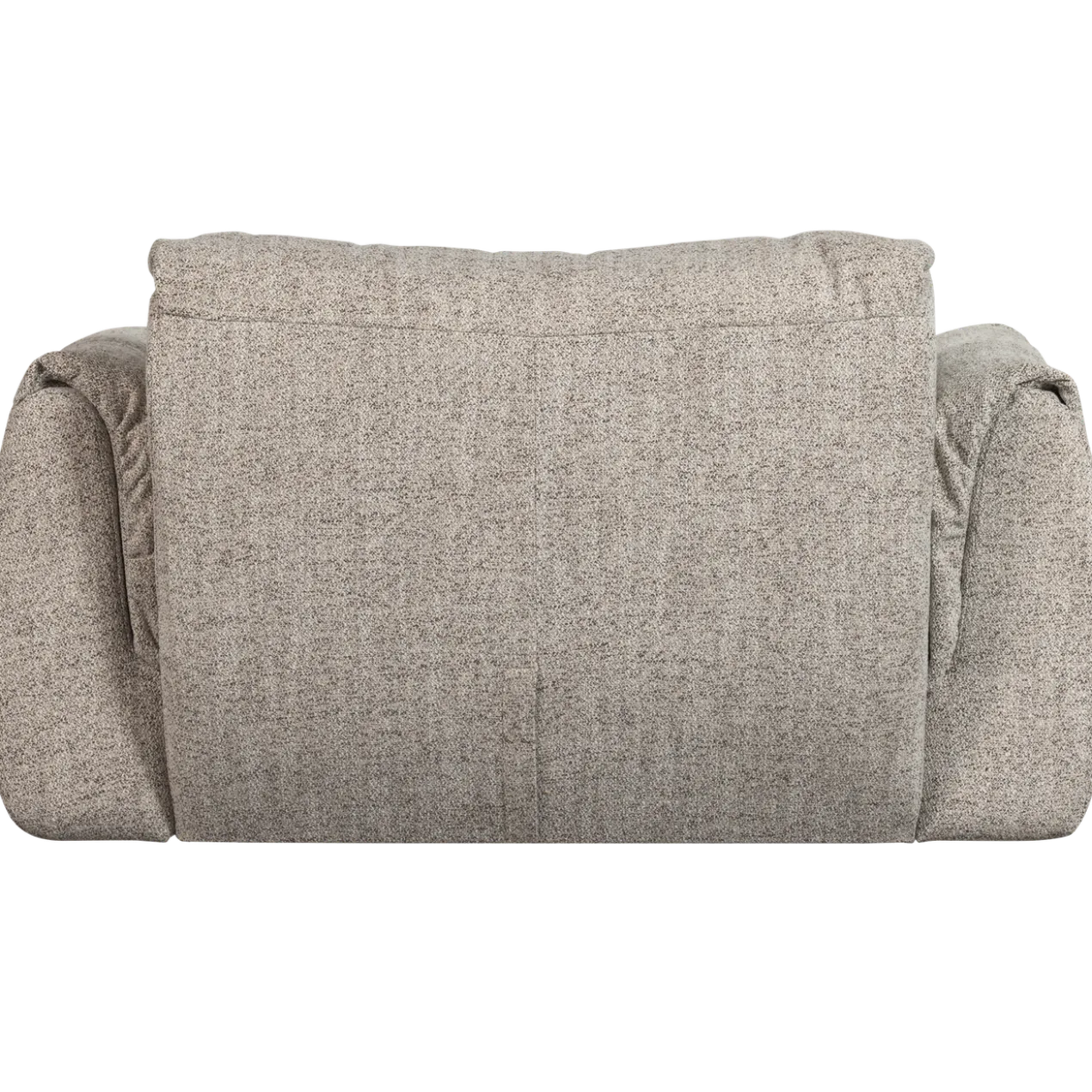 Baggy loveseat geweven stof naturel melange