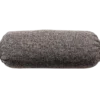 Baggy rolkussen 50xo23 cm geweven stof warmgrijs melange