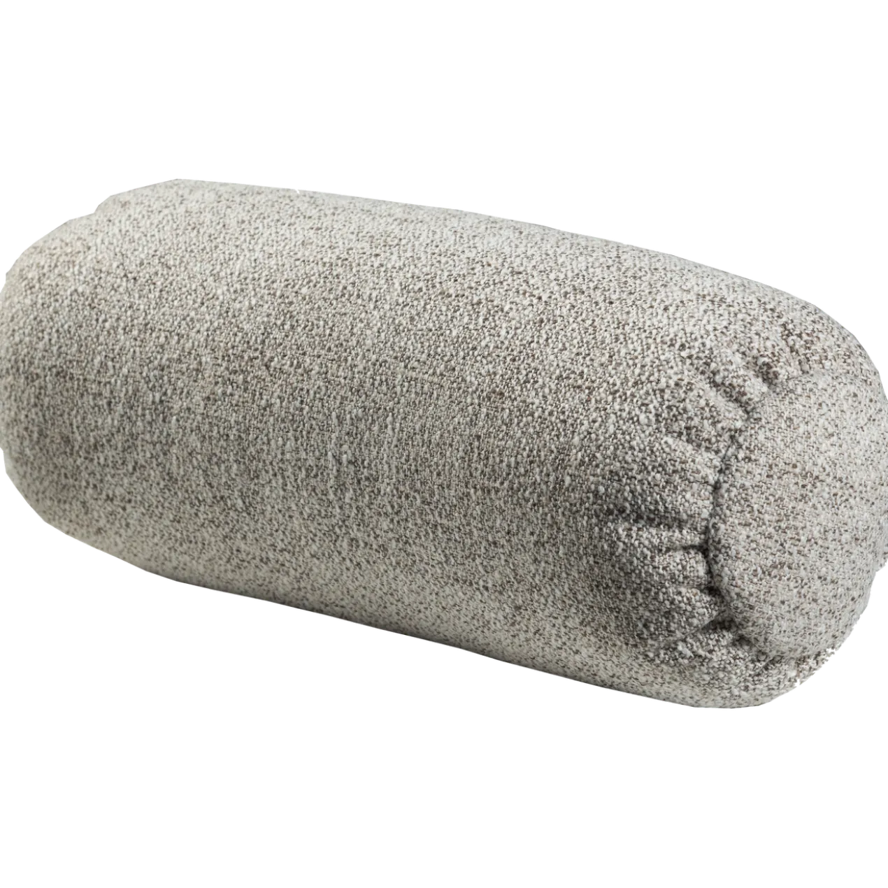 Baggy rolkussen 50xo23 cm geweven stof naturel melange