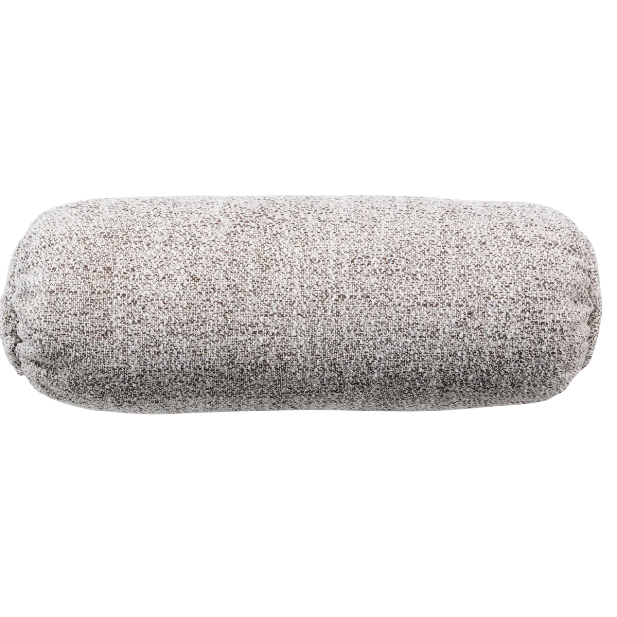Baggy rolkussen 50xo23 cm geweven stof naturel melange