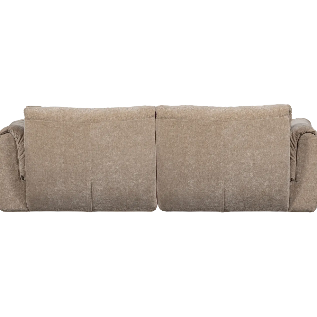 Baggy 2-zits bank 3d chenille zand
