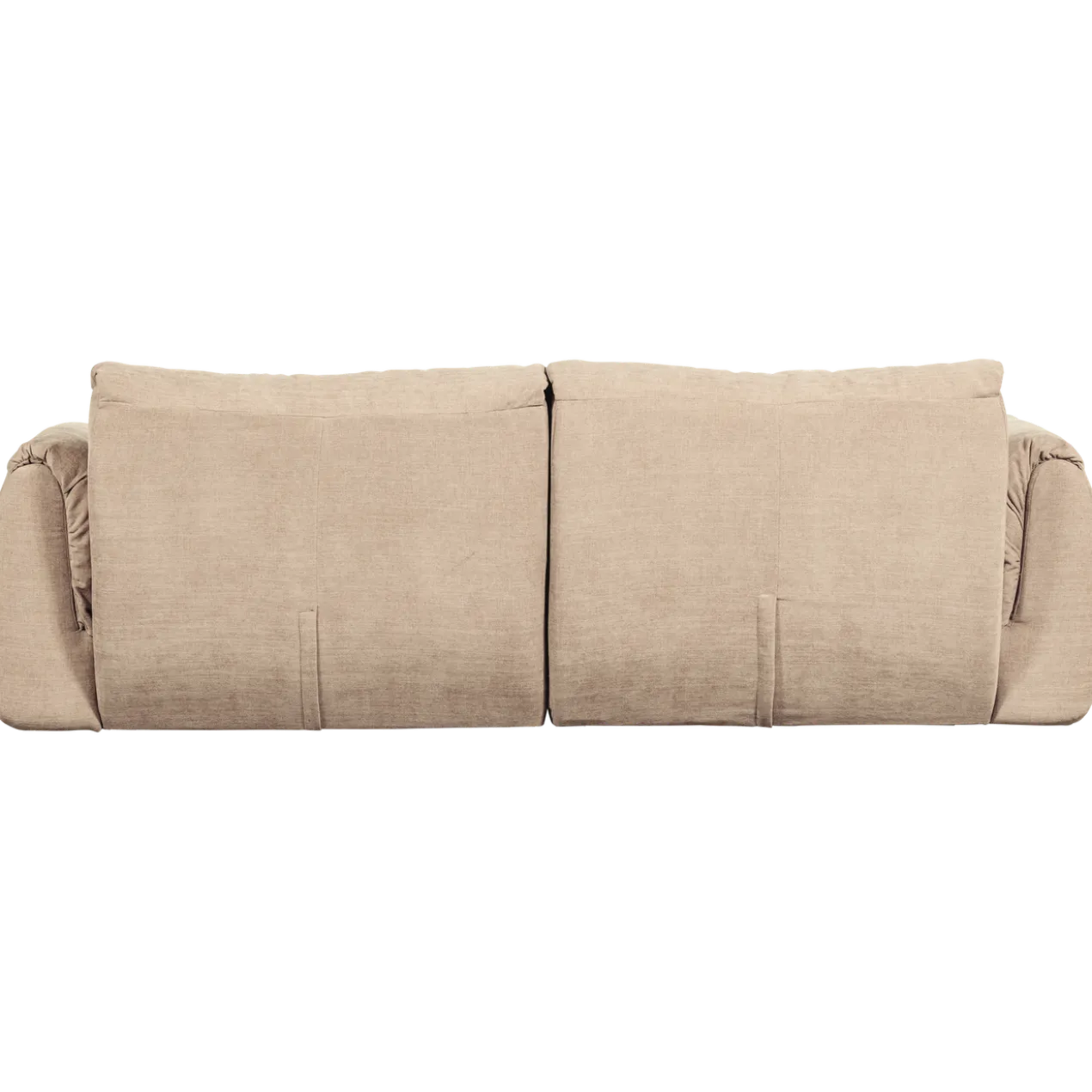 Baggy 2-zits bank geweven chenille zand