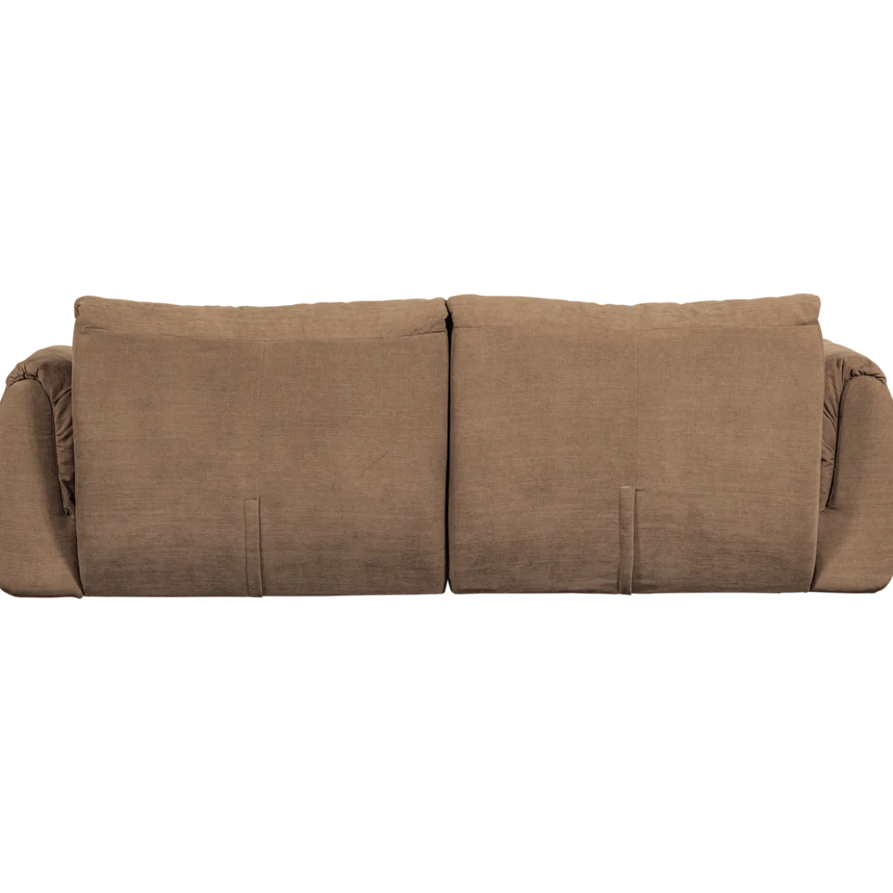 Baggy 2-zits bank geweven chenille bruin