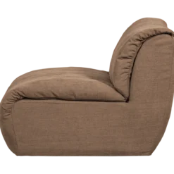 Baggy 1-zits element geweven chenille bruin