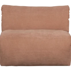 Baggy 1-zits element geweven chenille oudroze