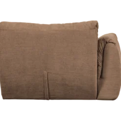 Baggy 1-zits element met arm links geweven chenille bruin