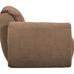 Baggy 1-zits element met arm links geweven chenille bruin