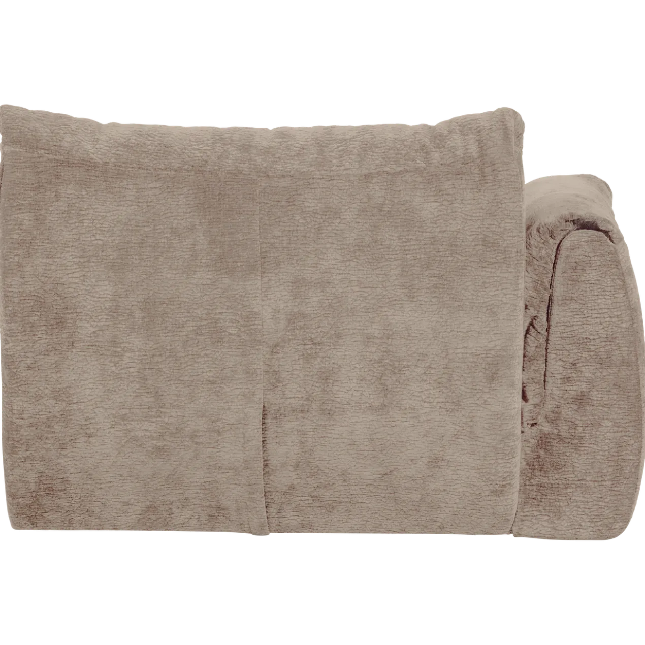 Baggy 1-zits element met arm links 3d chenille zand
