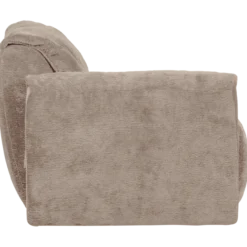 Baggy 1-zits element met arm links 3d chenille zand