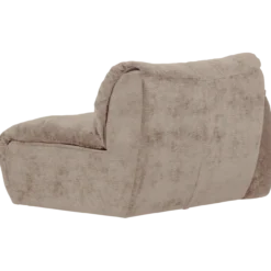 Baggy 1-zits element met arm links 3d chenille zand
