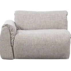 Baggy 1-zits element met arm links naturel melange