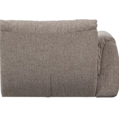 Baggy 1-zits element met arm links bruin melange