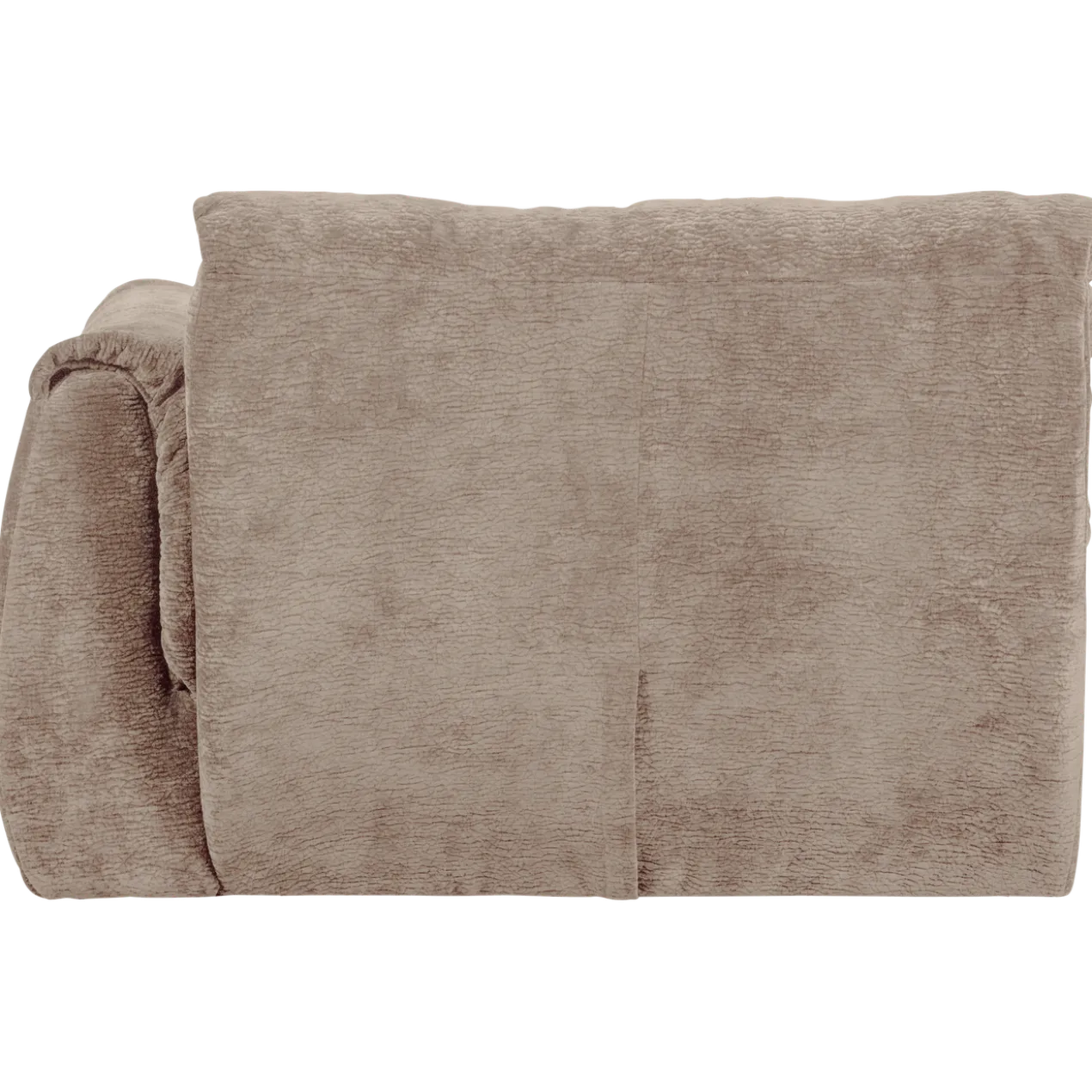 Baggy 1-zits element met arm rechts 3d chenille zand