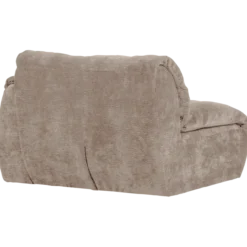 Baggy 1-zits element met arm rechts 3d chenille zand
