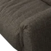 Baggy 1-zits element met arm rechts warmgrijs melange