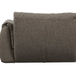 Baggy 1-zits element met arm rechts warmgrijs melange